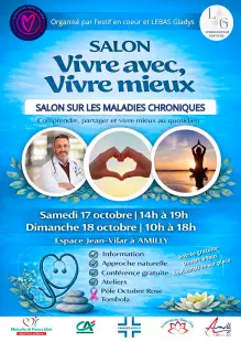 Salon sur les maladies chroniques : “Vivre avec, vivre mieux”