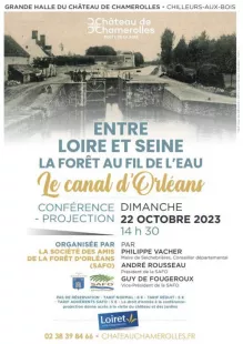 Conférence : Entre Loire et Seine, la forêt au fil de l'eau