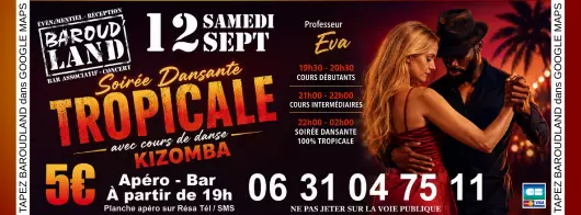 Soirée dansante tropicale