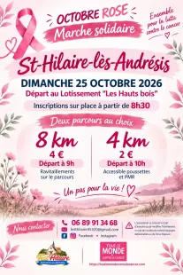Marche solidaire Octobre rose
