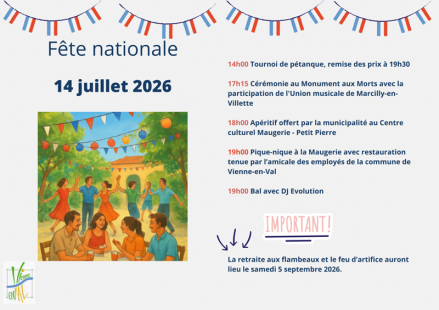 Fête Nationale à Vienne-en-Val