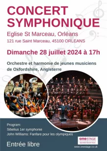 Concert Symphonique avec orchestre de jeunes anglais