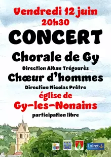 Concert - Chorale de Gy & chœurs d'hommes