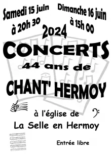 Concerts - 44 ans de Chant'Hermoy