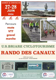 Randonnées des canaux - VTT, gravel, route, marche