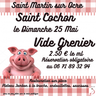 Vide Grenier de la Saint Cochon