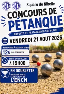 Concours de pétanque