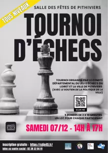 1er tournoi d'échecs de Pithiviers