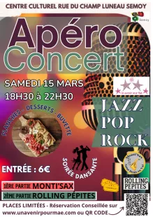 Apéro Concert Samedi 15 Mars 2025 à Semoy