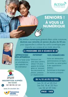 A vous le Numérique Seniors ! à Saint Jean de Braye