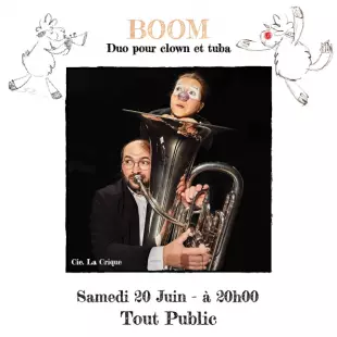 BOOM, duo clown et tuba