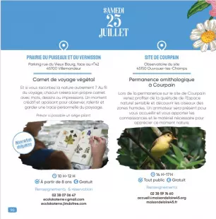 Carnet de voyage végétal