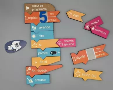 Code en bois : apprendre à coder sans écrans