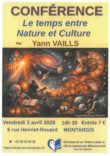 Conférence : le temps entre Nature et Culture