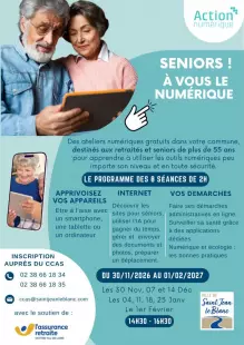 A vous le Numérique Seniors ! à Saint Jean le Blanc
