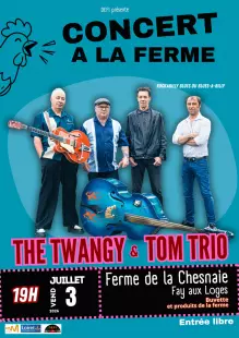 Concert à la Ferme avec The Twangy & Tom Trio