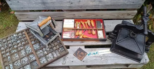 Atelier : Imprimerie à la plage
