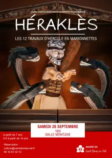 Spectacle de marionnettes Héraklès