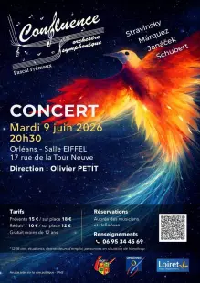 Concert Confluence Salle Eiffel Orléans 9 juin 2026