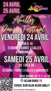 Amilly Danse Festival avec l’ACLAM Danse Amilly