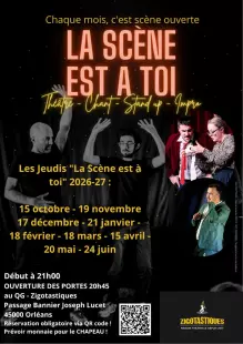 LA SCENE EST A TOI - La scène ouverte Zigotastiques