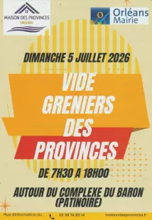 Vide-greniers des Provinces