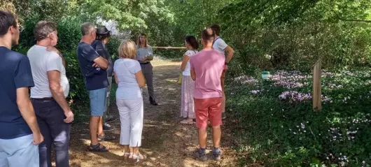Promenade découverte avec un agent de l'Office Français de la Biodiversité