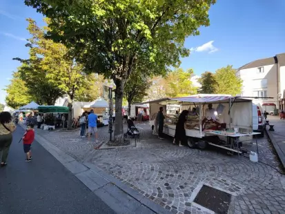 Animation sur le marché