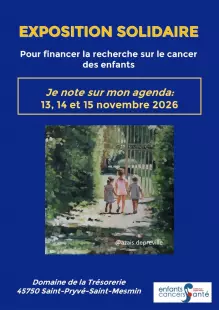 Exposition d'art solidaire au profit de la recherche sur les cancers des enfants