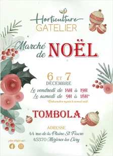 Marché de Noël chez l'horticulteur Gatelier