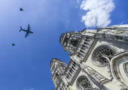 Hommage militaire à Jeanne d’Arc
