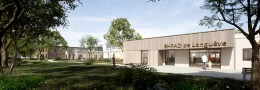 Visite exceptionnelle du chantier de réhabilitation de l'EHPAD de Longuève