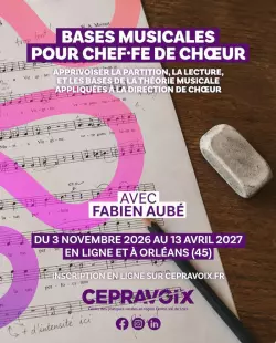 Formation - Bases musicales pour chef·fe de chœur