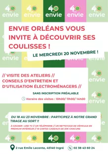 Envie Orléans vous ouvre ses portes!