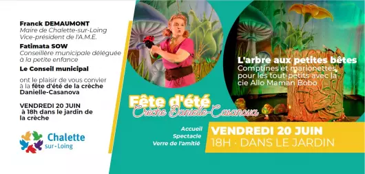 Fête d'été de la crèche Danielle-Casanova