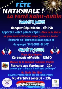 Fête nationale à la Ferté Saint Aubin