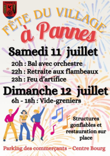 Fête du village à Pannes