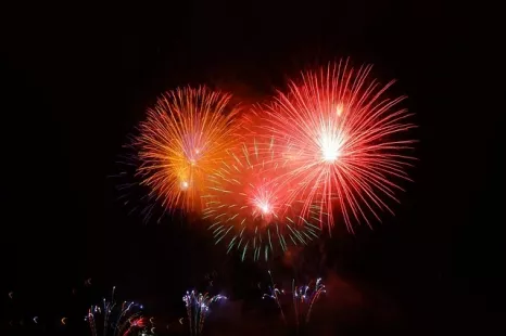 Feu d'artifice à Jargeau