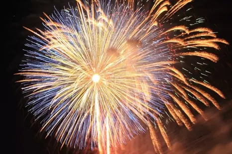 Feu d'artifice à Jargeau