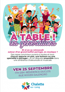 À table les générations !
