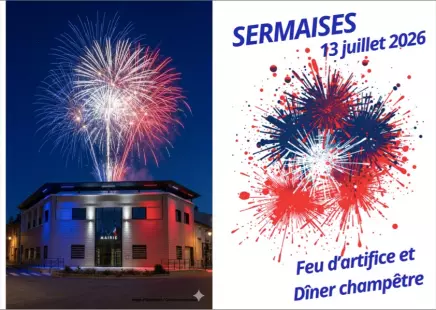 Feu d'artifice et dîner champêtre