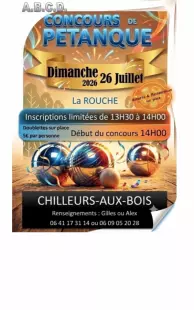 Concours de pétanque