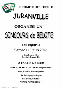 Concours de belote