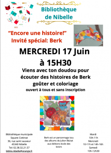 “Encore une histoire!” - Invité spécial : Berk