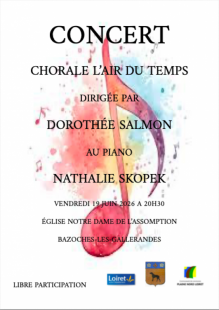 Concert - CHORALE L’AIR DU TEMPS