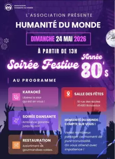 Soirée festive année 80's