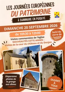 Journées Européennes du Patrimoine : visites commentées de l'église Sainte Marie-Madeleine