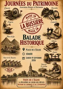 Journées Européennes du Patrimoine - balade historique de La Bussière