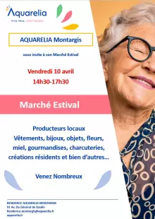 Marché estival Résidence Aquarelia