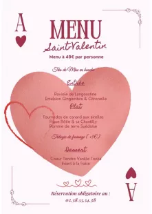 Saint-Valentin au restaurant La Brasserie de l'Europe